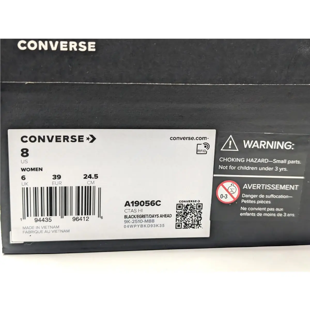 Converse shoes - Converse CTAS Hi - CTAS - A19056C - Black/White 10