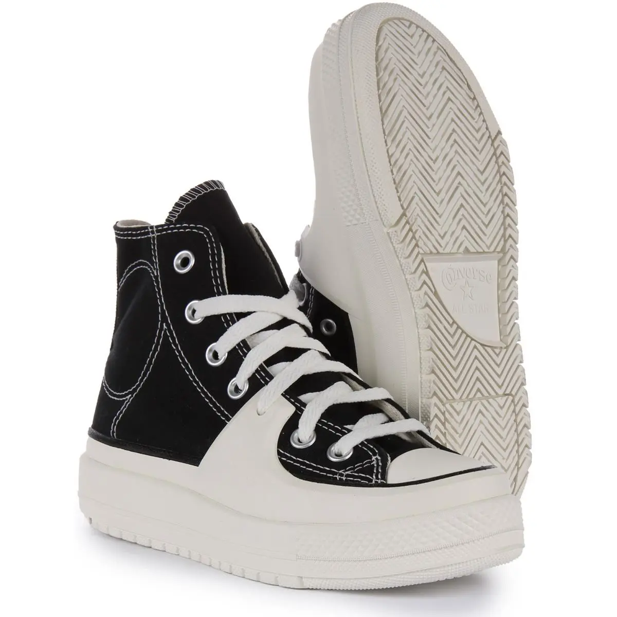 Converse shoes - BLACK WHITE 7