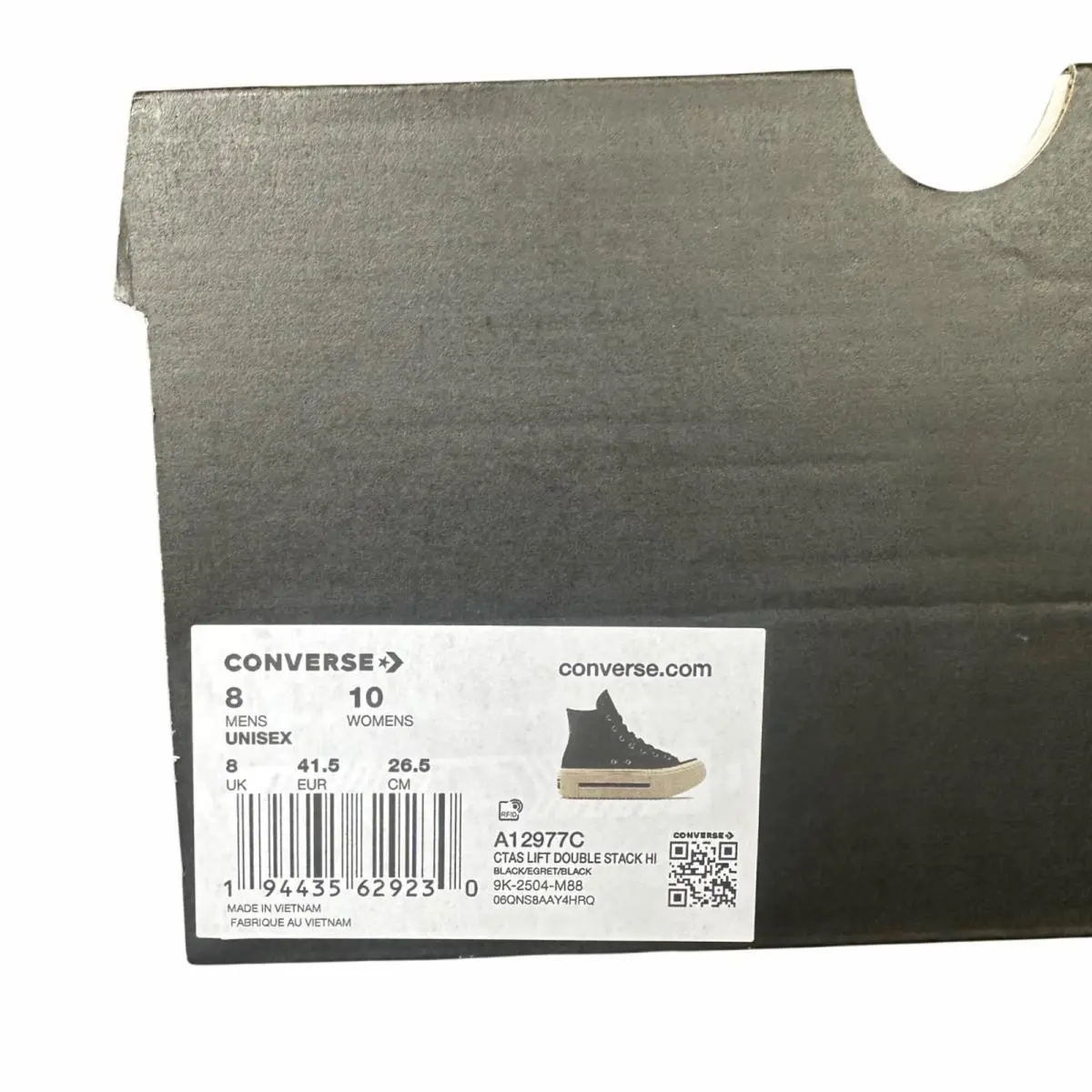 Converse shoes - Converse Lift Double Stack - Lift Double Stack - A12977C - Black (UPC: 194435629230) 7