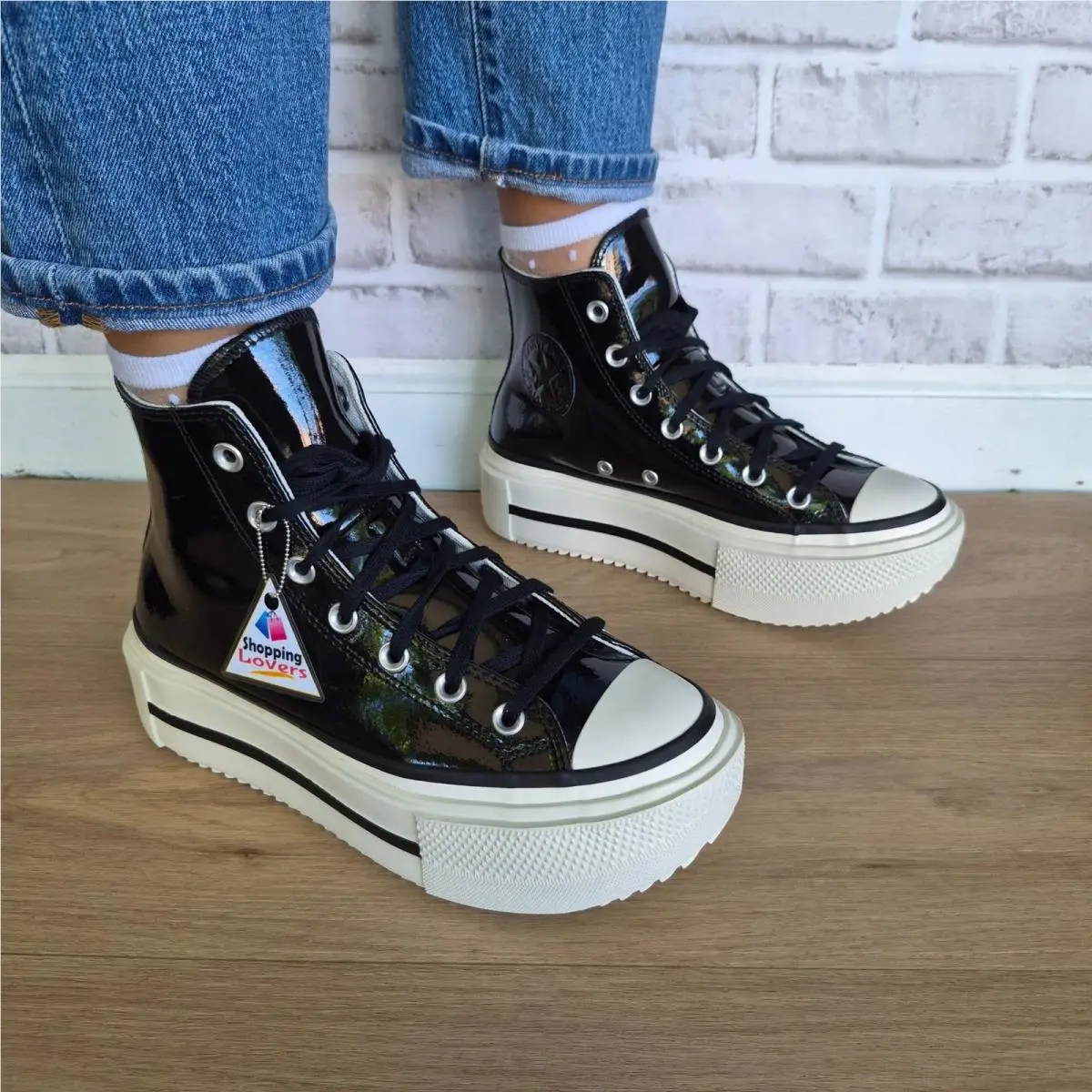 Converse shoes - Converse Lift Double Stack - Lift Double Stack - A12977C - Black (UPC: 194435629230) 0