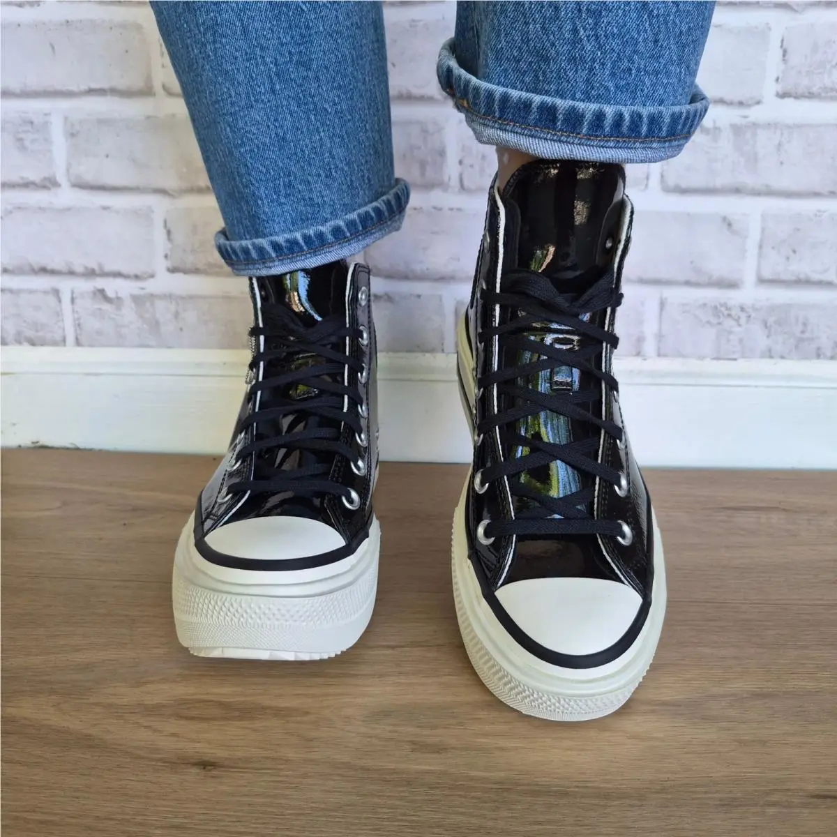 Converse shoes - Converse Lift Double Stack - Lift Double Stack - A12977C - Black (UPC: 194435629230) 3