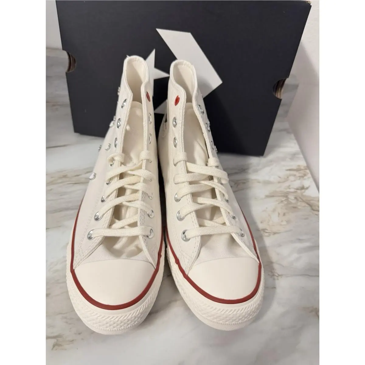 Converse shoes - Converse Chuck Taylor All Star Hi - A19055C - White 10