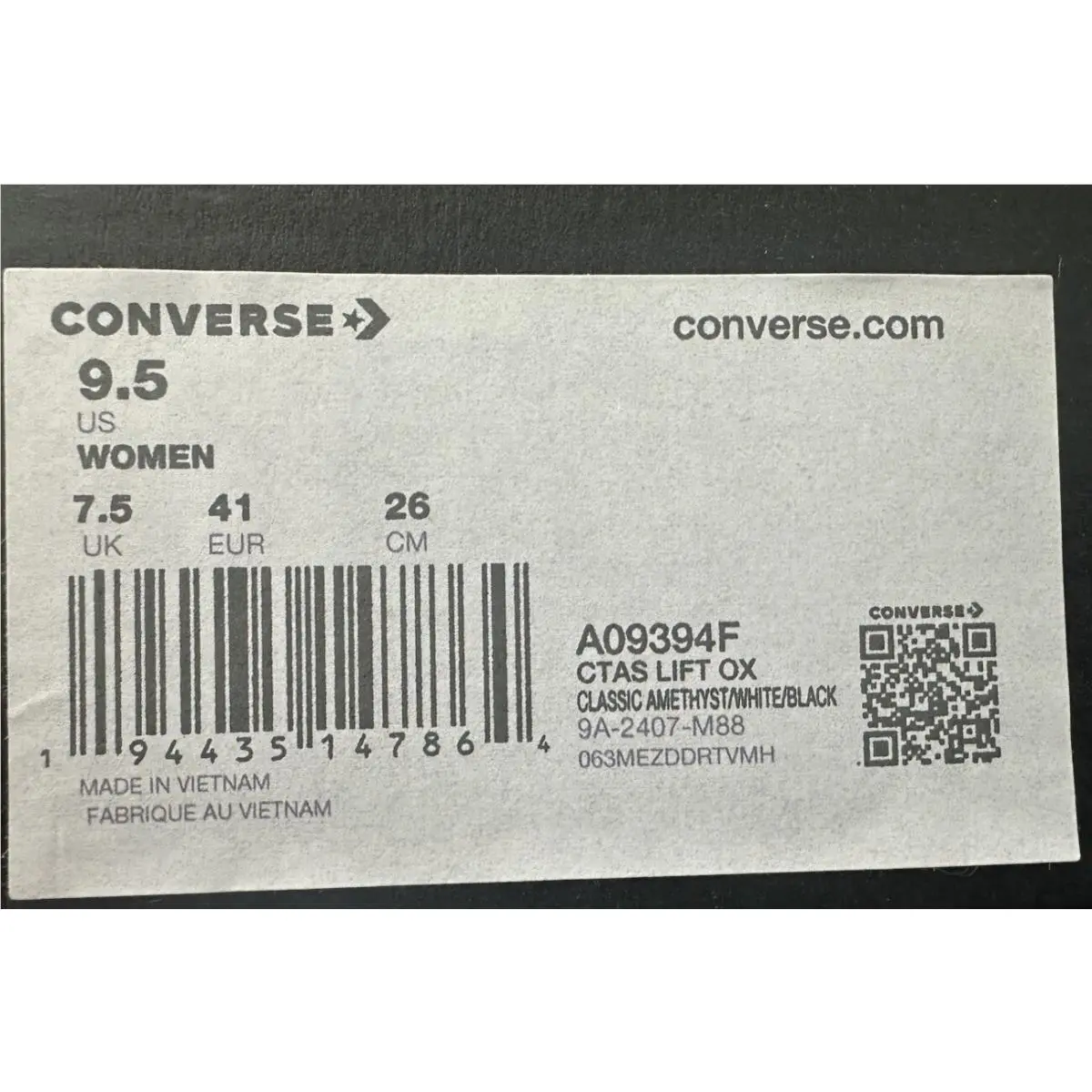 Converse shoes - Converse Chuck Taylor All Star Lift - A09394F - Pink (UPC: 0194435147864) 13