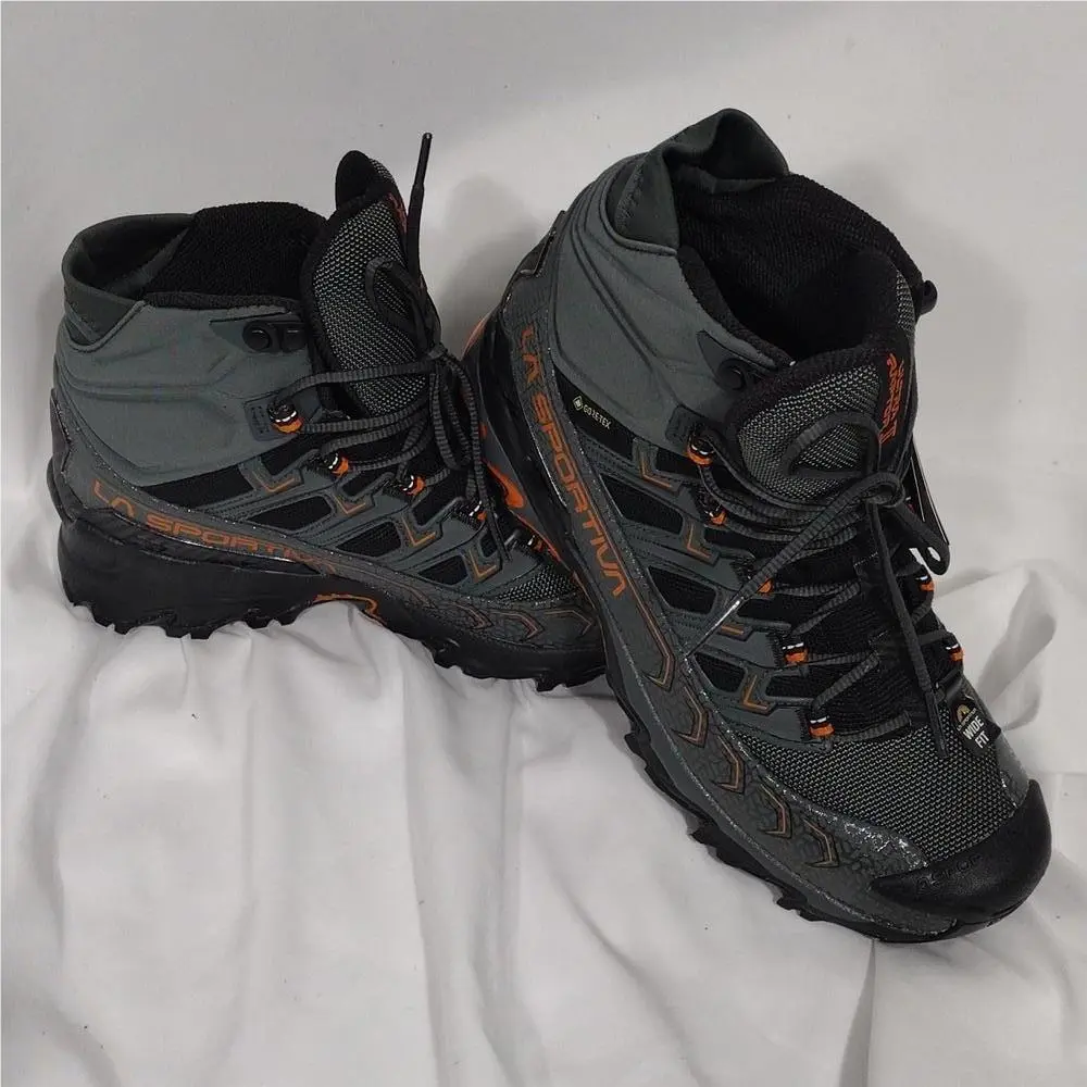 Nwob La Sportiva Carbon/hawaiian Sun Ultra Raptor II Mid Wide Gtx Boot Size 6