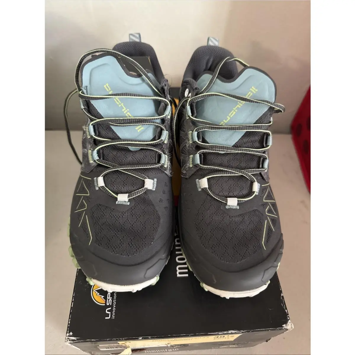 La Sportiva Bushido II Gtx Shoes Womens 8.5 Grey Gore-tex Trail Running Sneakers