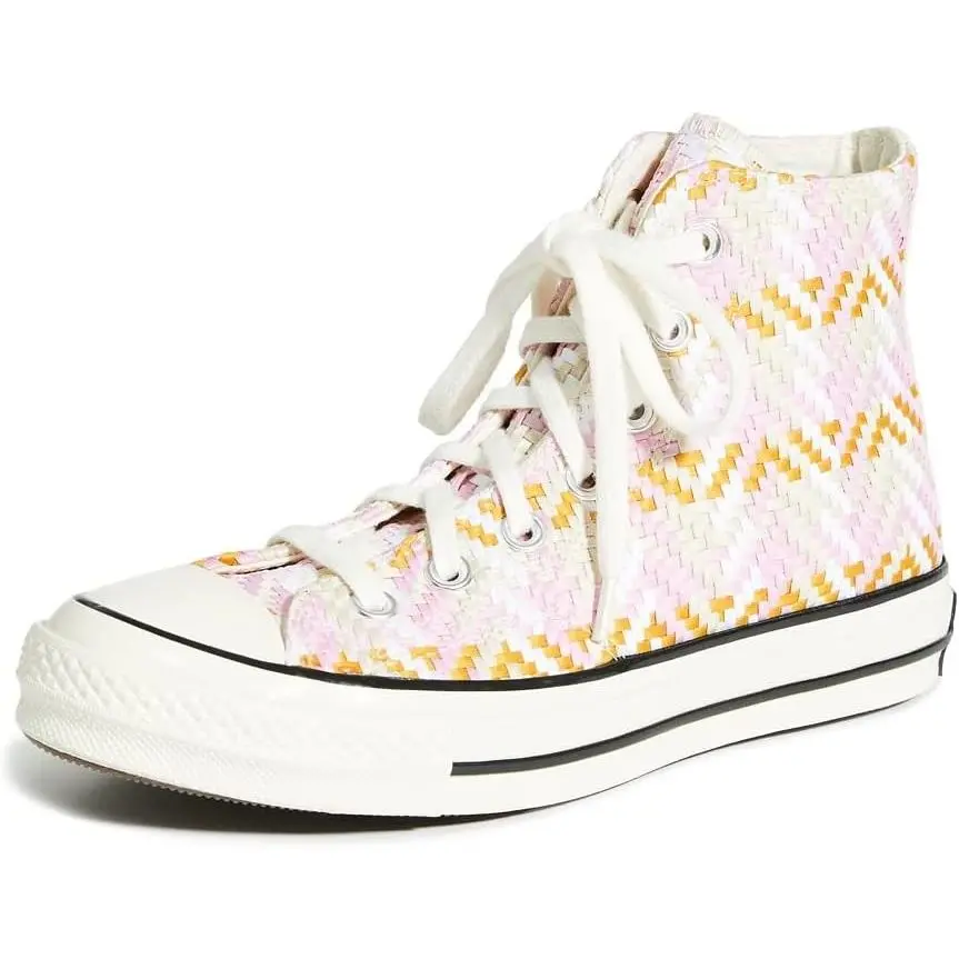 Converse Chuck 70 High Top Women’s Sneakers Size 8 Egret Multi Black
