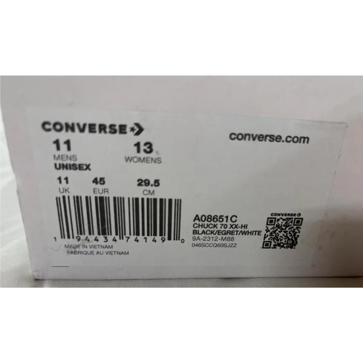Converse shoes - Converse Chuck Taylor All Star 70 - A08651C - Colorway 9