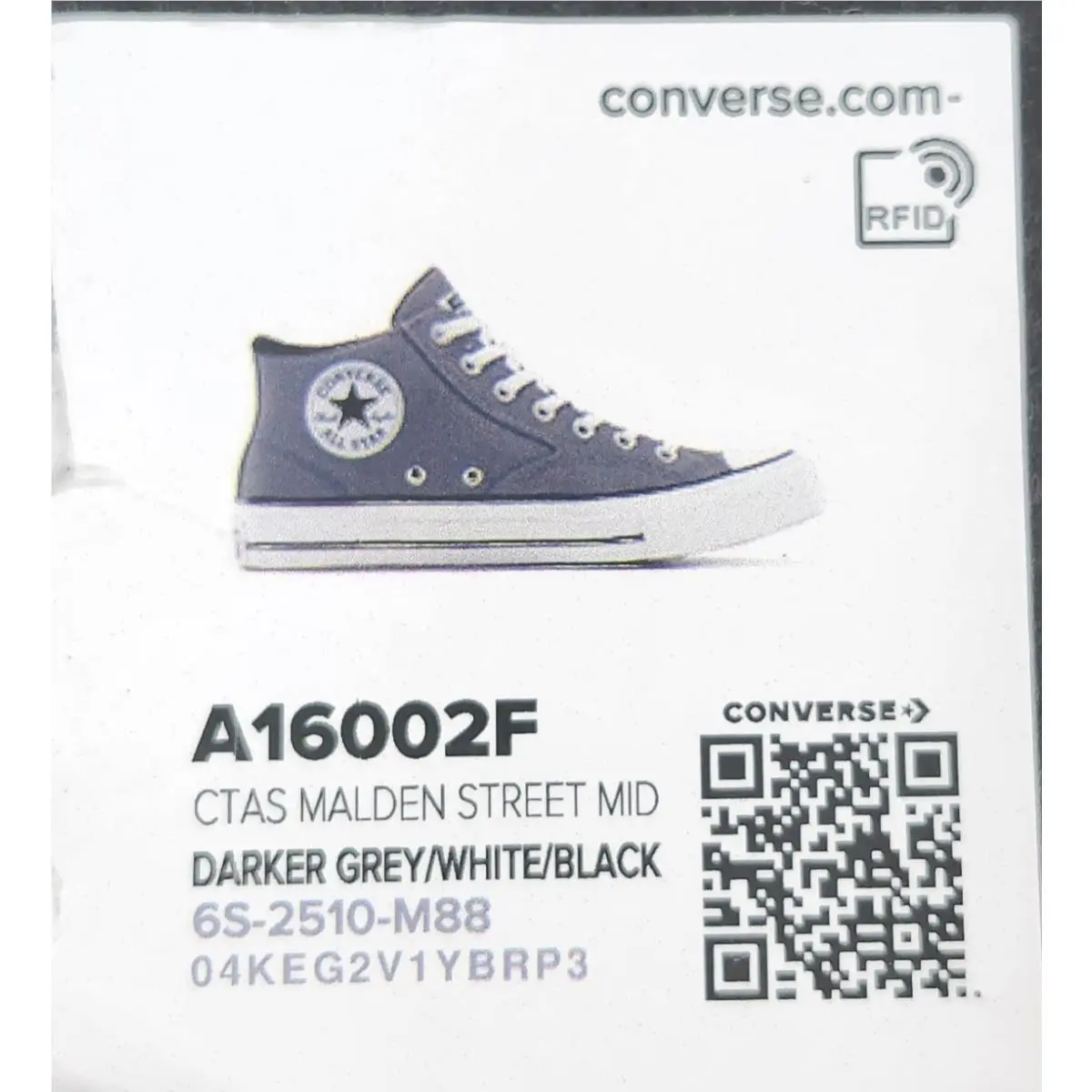 Converse shoes - CTAS Malden Street Mid - CTAS Malden Street Mid - A16002F - Gray 9