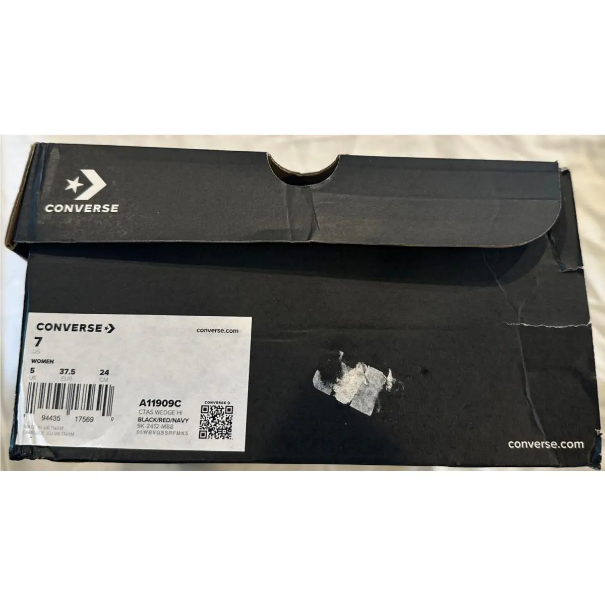 Converse shoes - Black, Manufacturer: Shadow Woods/Egret/Black 6