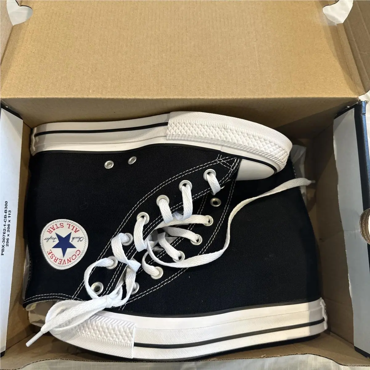 Converse Women`s All Star Hidden Wedge High Heel Platform Black Canvas