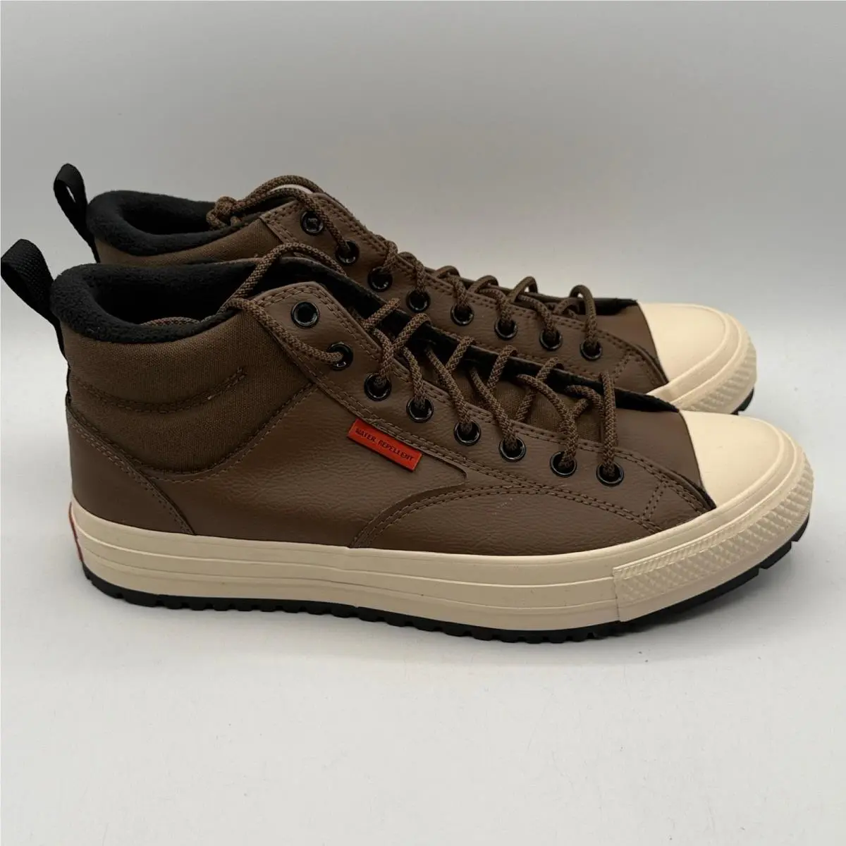 Converse Ctas Malden Street Boot Mid Shoes Mens 12 Brown Water Repellent A13225C