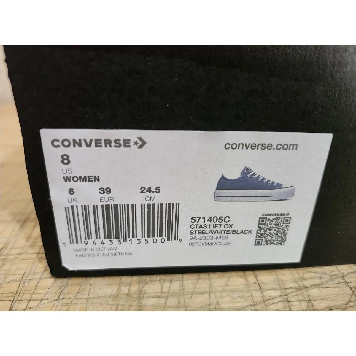Converse shoes - Converse Chuck Taylor All Star - 571405C - Purple, Manufacturer: Steel/White/Black 3