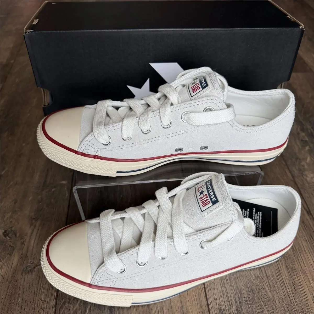 Converse Men’s 7.5 Women’s 9.5 Ctas OX A14237C Barely Grey Ivory Leather
