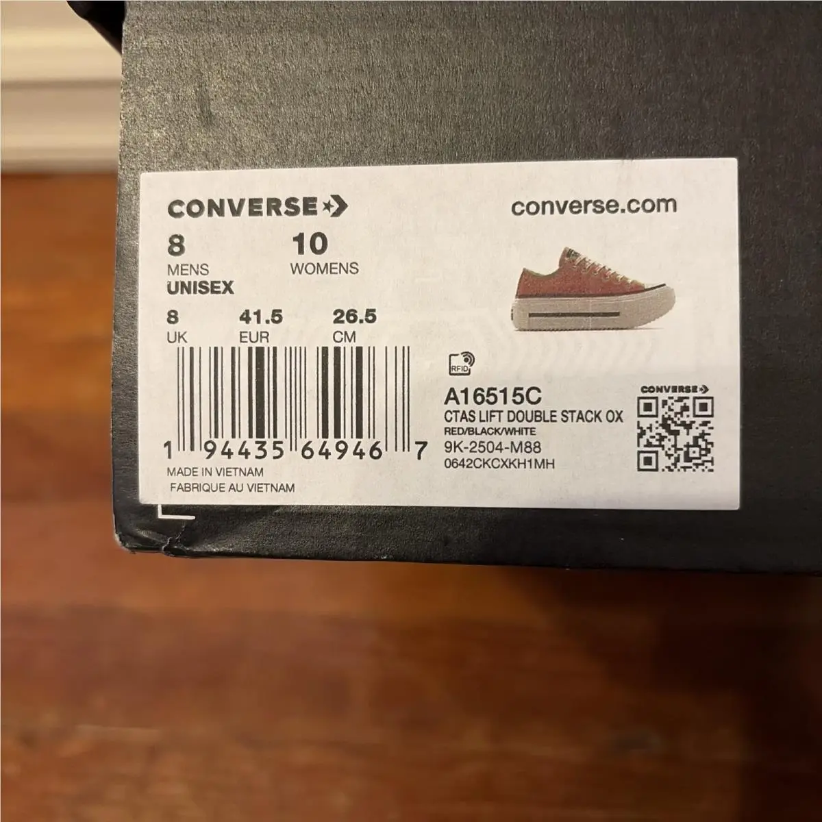 Converse shoes - Converse Chuck Taylor - Chuck Taylor - A16515C - Red (UPC: 0194435649467) 6