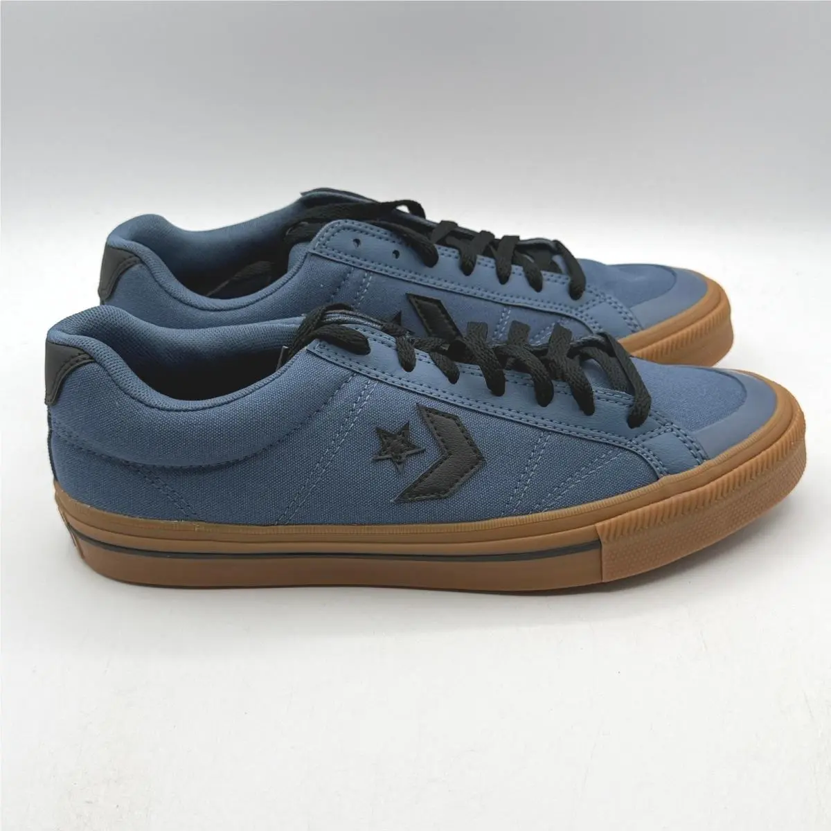Converse Sport Casual Ox Mens Size 10 Slacker Blue Canvas Gum Sole A13224C