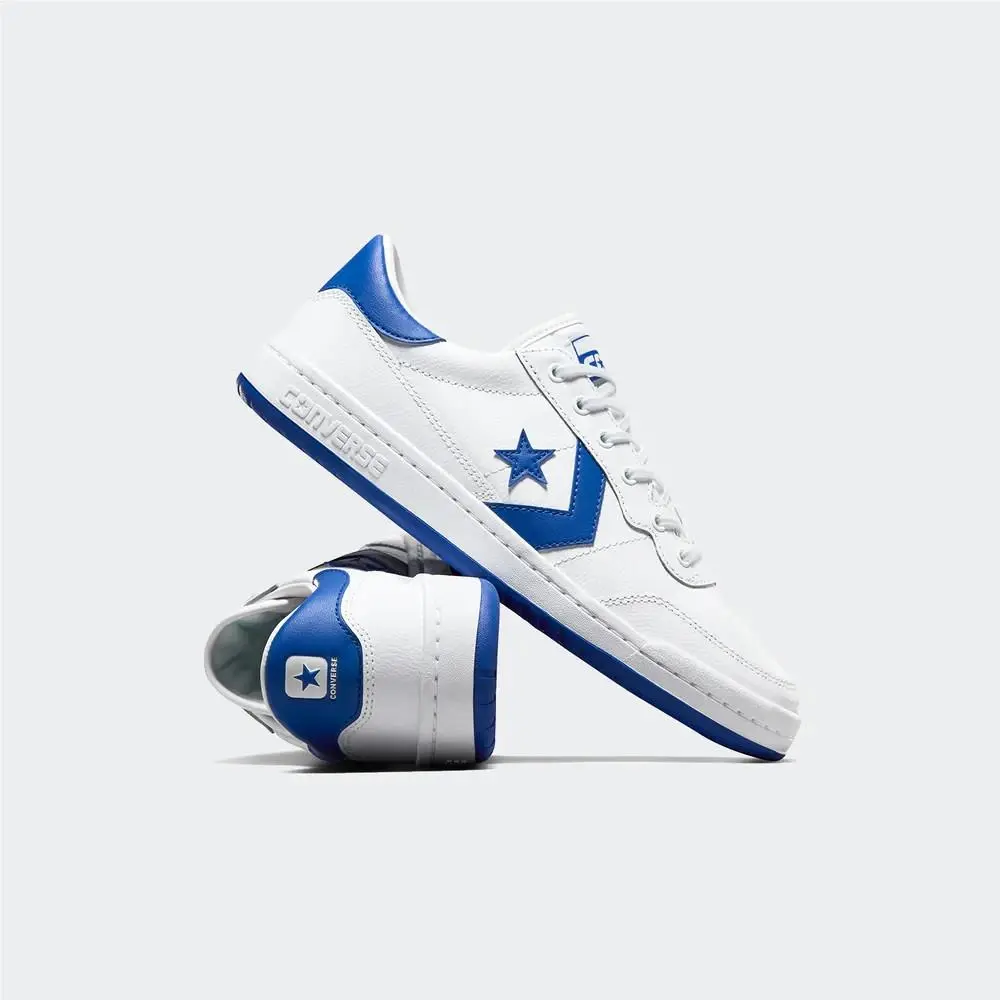 Converse shoes - CONVERSE BLACK FIVES PRO LEATHER - White Blue - A10202C 4