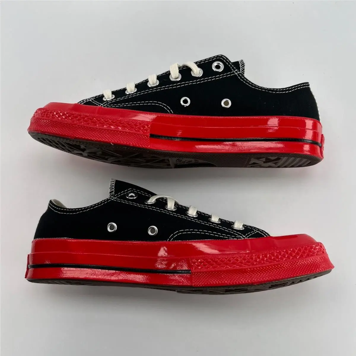 Converse shoes - Converse Chuck 70 CDG Play Black Red Midsole - A01795C - Black 1