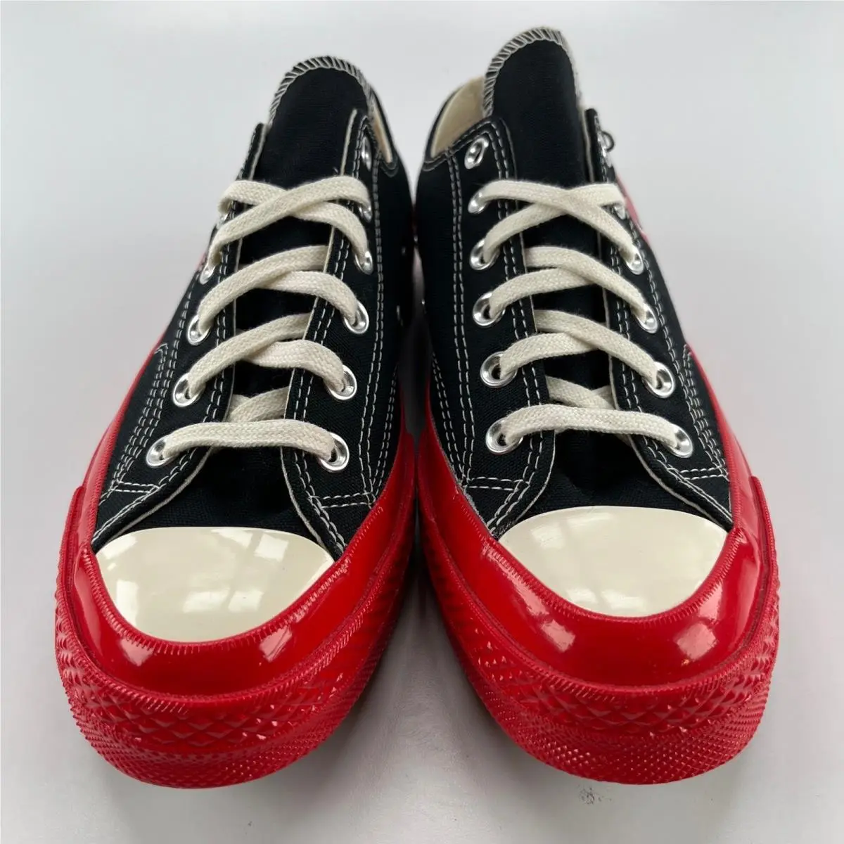 Converse shoes - Converse Chuck 70 CDG Play Black Red Midsole - A01795C - Black 2