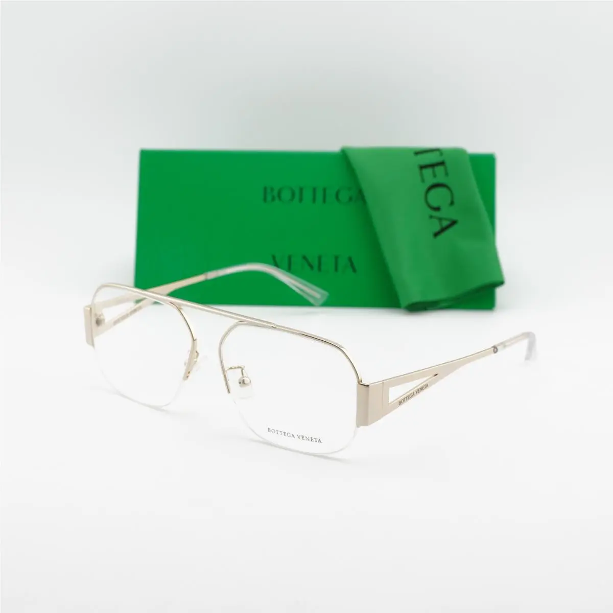 Bottega Veneta BV1067O 002 Gold 56mm Eyeglasses
