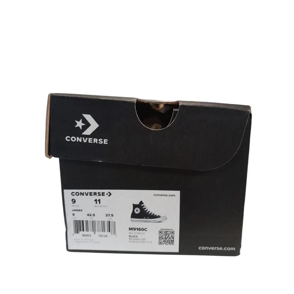 Converse shoes - Converse Chuck Taylor All Star Canvas High Top - M9160C-BLACK - Black/White (UPC: 886952781347) 9