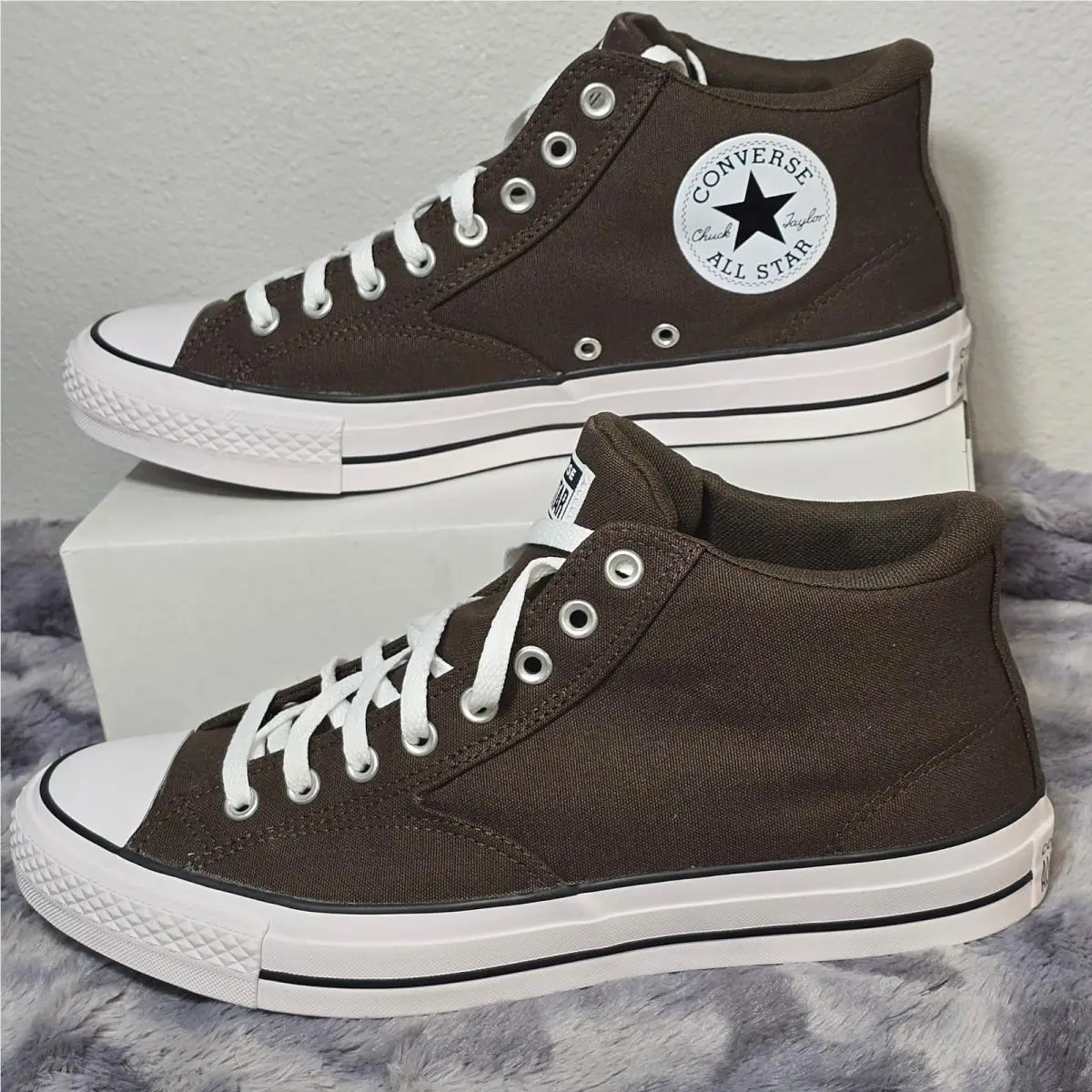 Converse Malden Street Mid Brown Fresh Brew Sneakers Mens 12