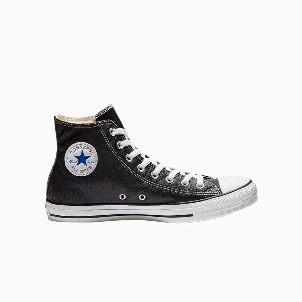 Converse CT All Star HI Leather Casual Unisex Men 6.5/8.5 Women Shoes Black