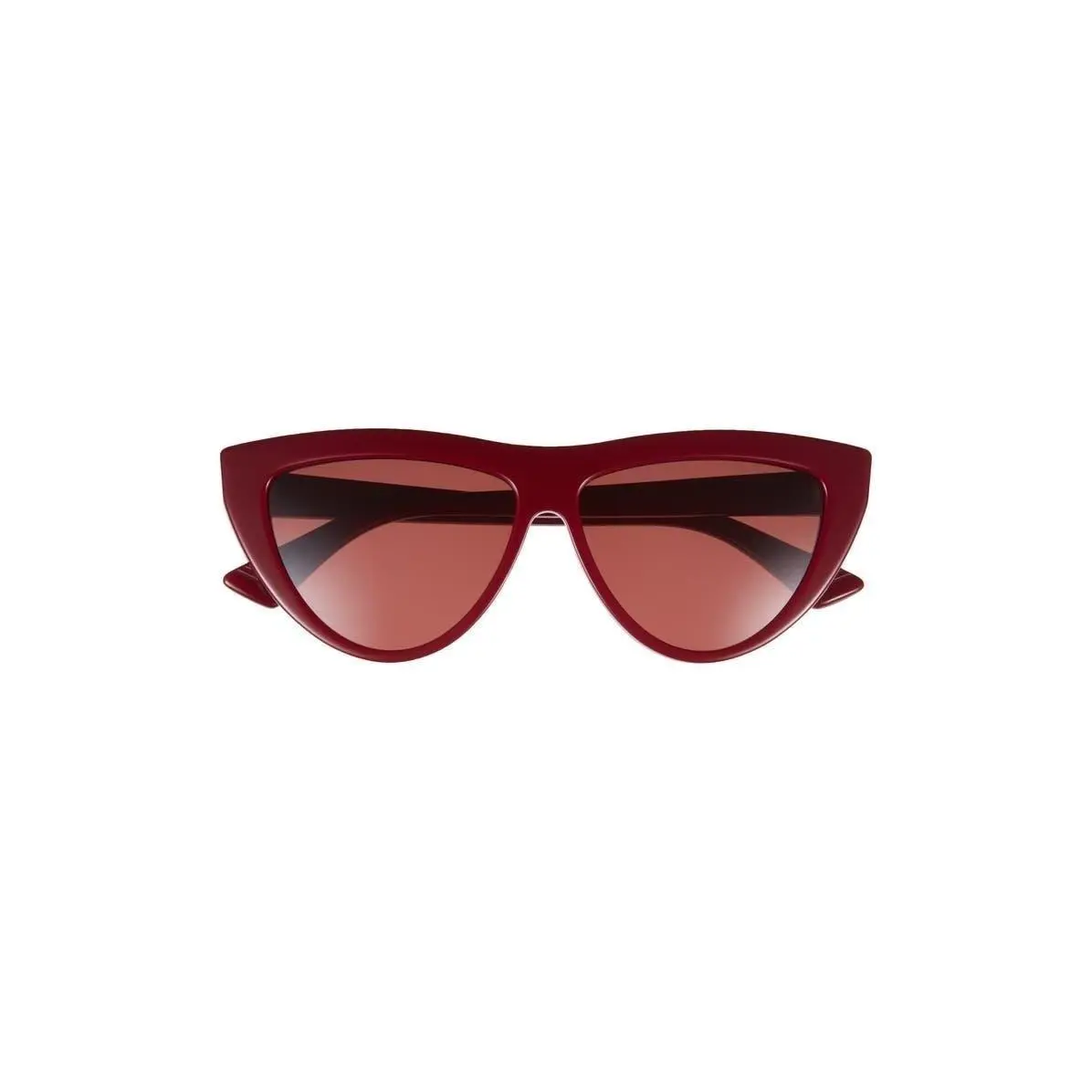 Bottega Veneta Women 57mm Cat Eye Sunglasses Burgundy Red