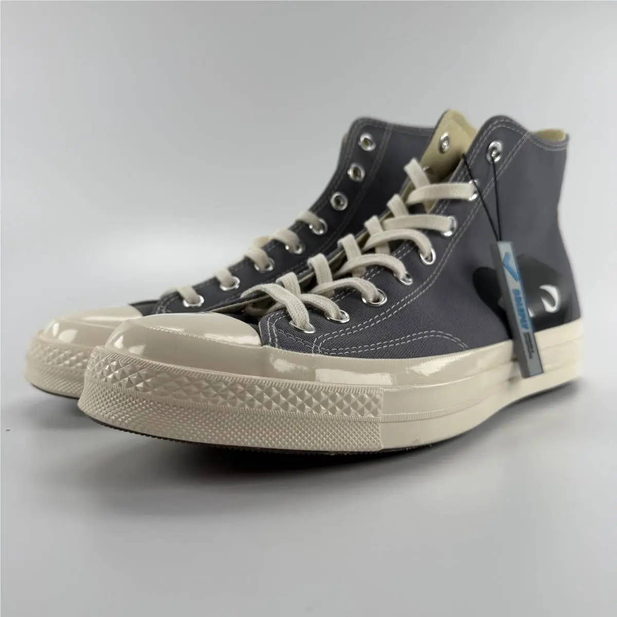 Converse Chuck 70 Cdg Hi Steel Gray Egret Black 171847C Mens 11 High Top Shoes