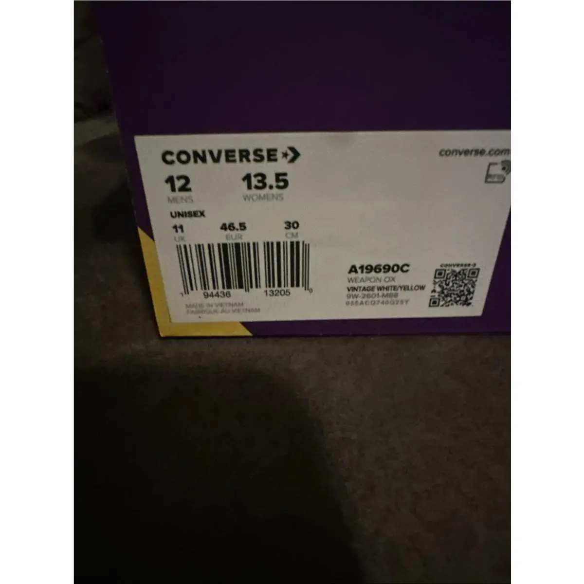Converse shoes - Converse Weapon - Weapon - A19690C - Yellow 5