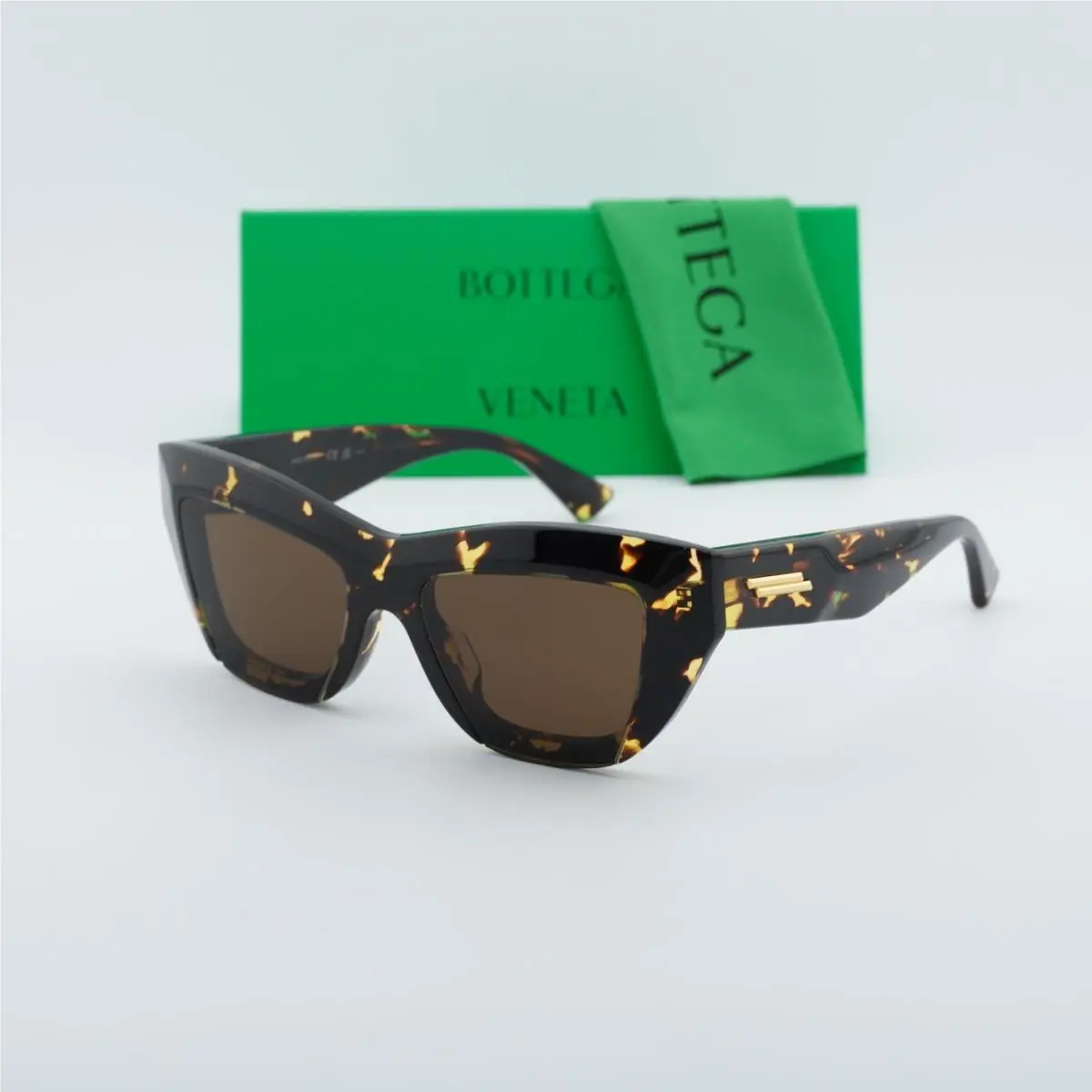 Bottega Veneta BV1218S 002 Havana/brown 52-18-145 Sunglasses