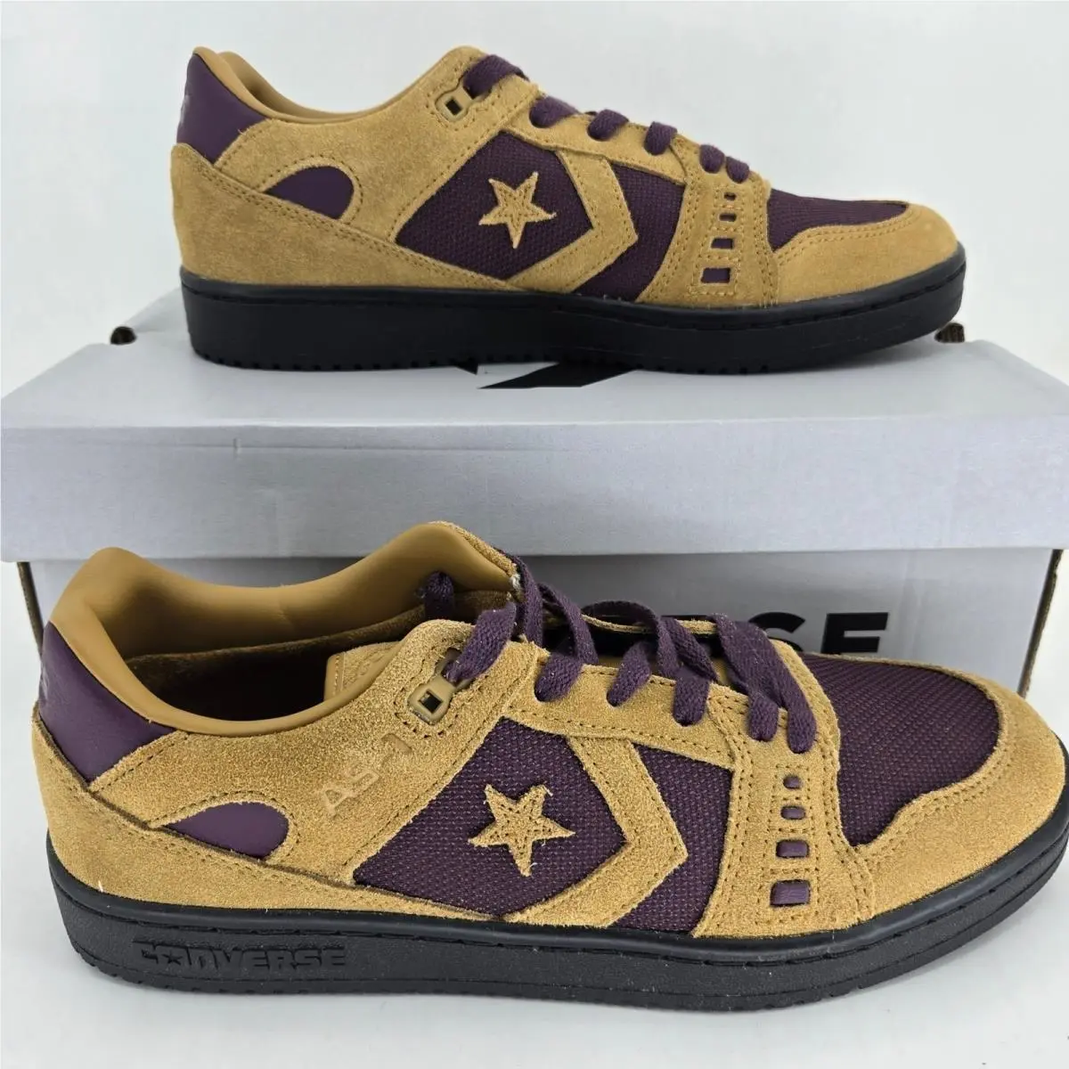 Converse AS-1 Pro Ox Wood Thrush Dark Wine Skate Shoes A08502C Men`s 8.5