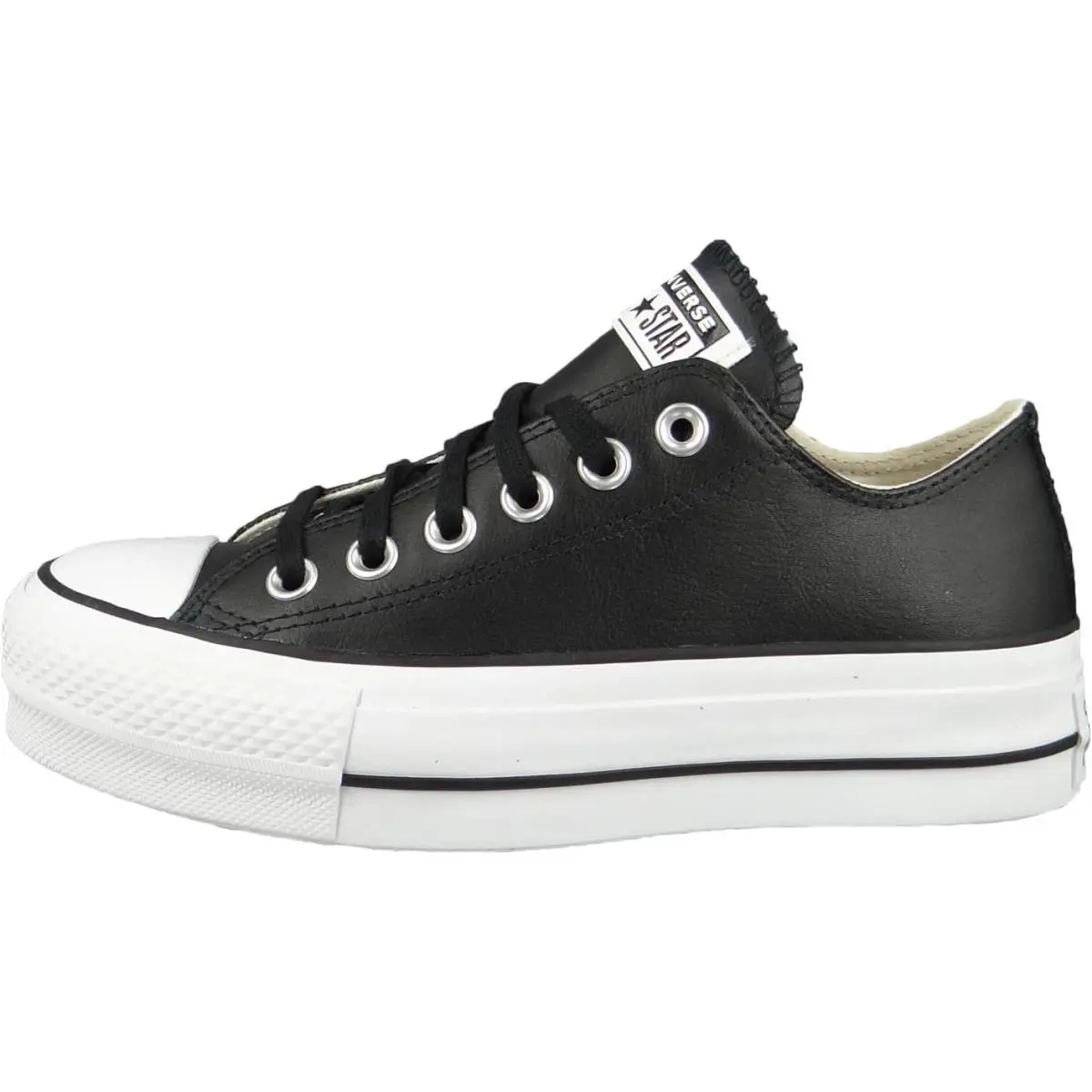Converse Chuck Taylor All Star Lift OX Womens Sport Casual Sneakers US 9M Black
