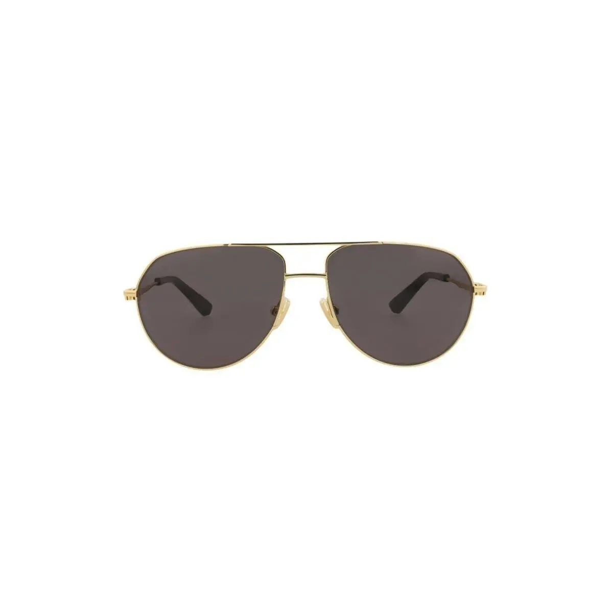Bottega Veneta Women 57mm Aviator Sunglasses Gold Gold Grey