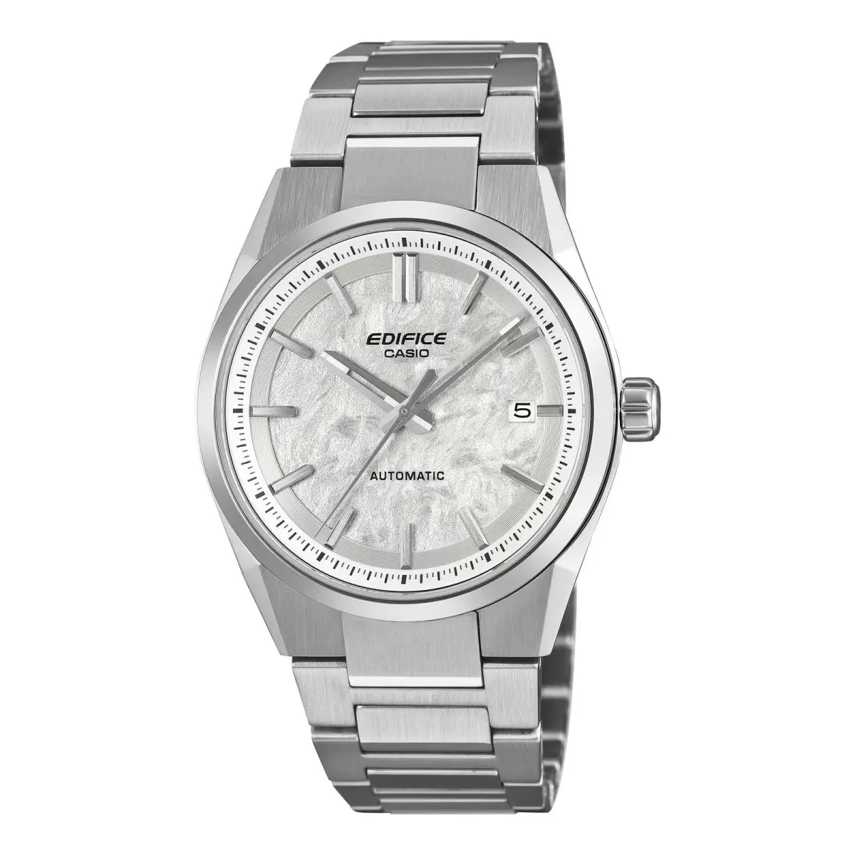 Casio Edifice EFK110D-7A White Electroform Dial Stainless Steel Automatic