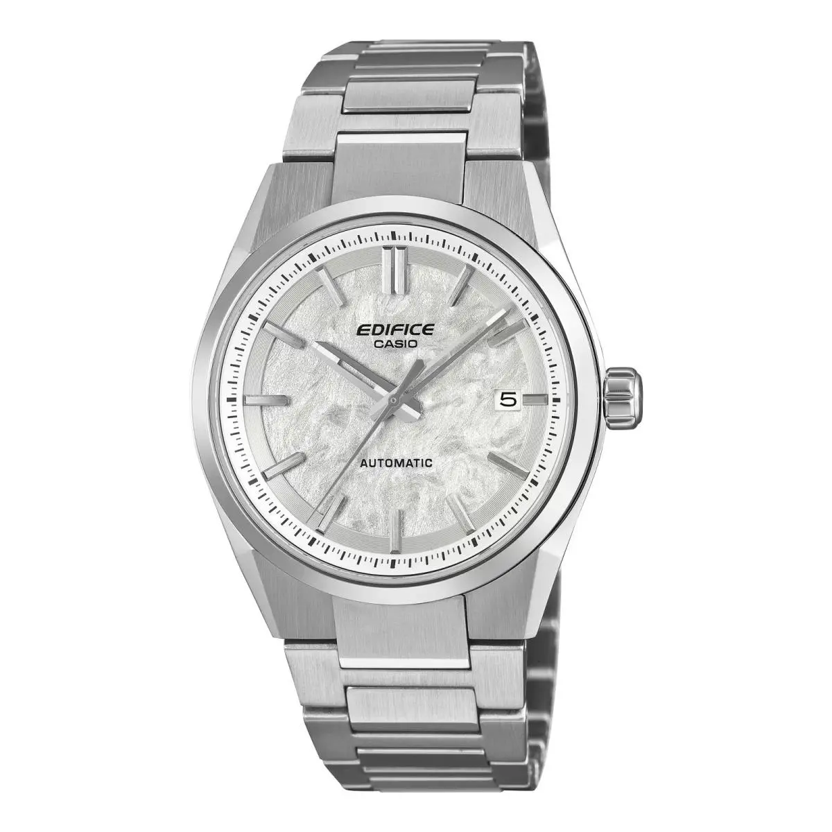 Casio Edifice EFK110D-7A White Electroform Dial Stainless Steel Automatic