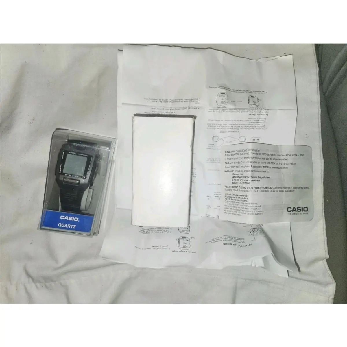 Casio WQV-1 2220 Wrist Camera Digital Black Watch