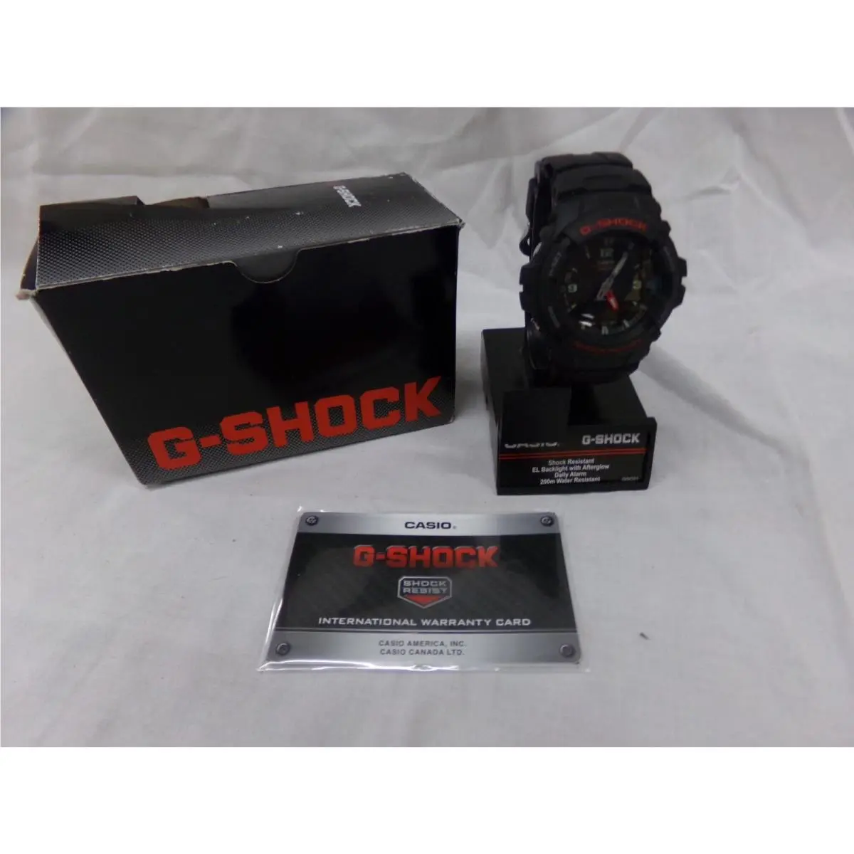 G-shock Men`s Black Strap Classic Watch G-100-1BVMCI by Casio