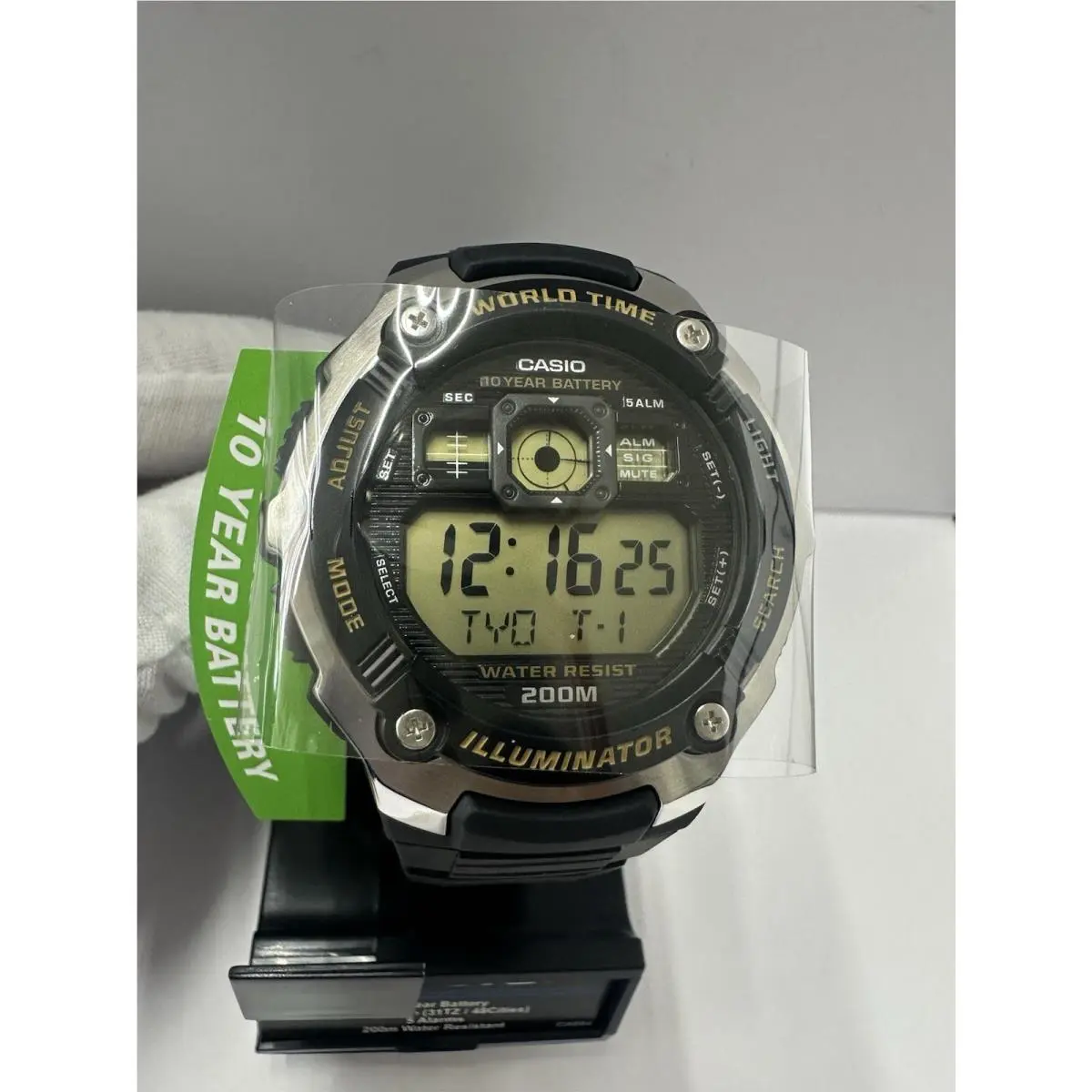 Casio AE-2000W-9A World Time Men’s Watch