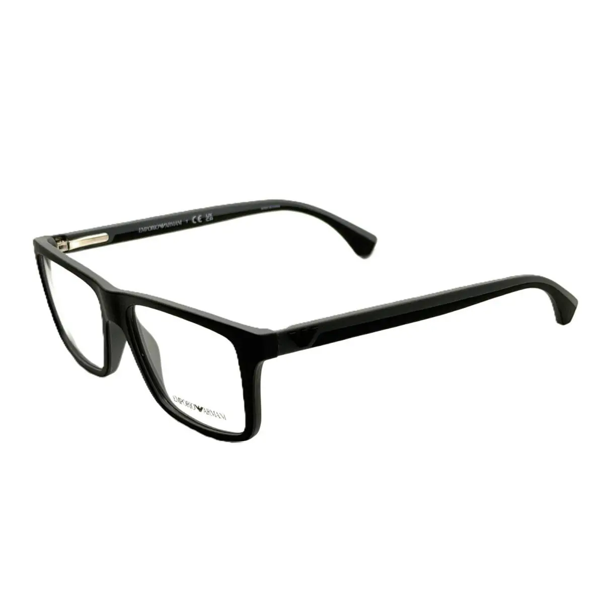 Emporio Armani EA 3034 5229 Black/grey Rubber Men Eyeglasses 55MM 16 145