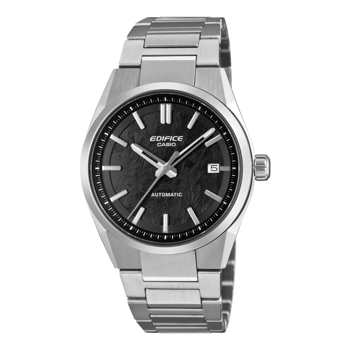 Casio Edifice EFK110D-1A Black Electroform Dial Stainless Steel Automatic