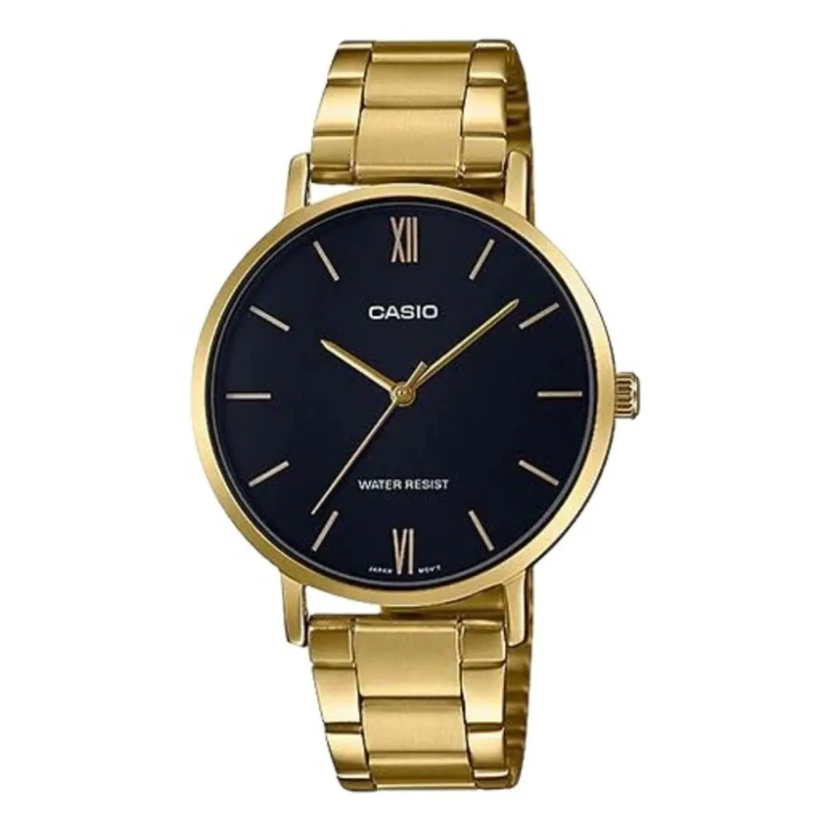 Casio Women’s Gold-tone Stainless Steel Bracelet Watch - LTP-VT01G-1BUDF