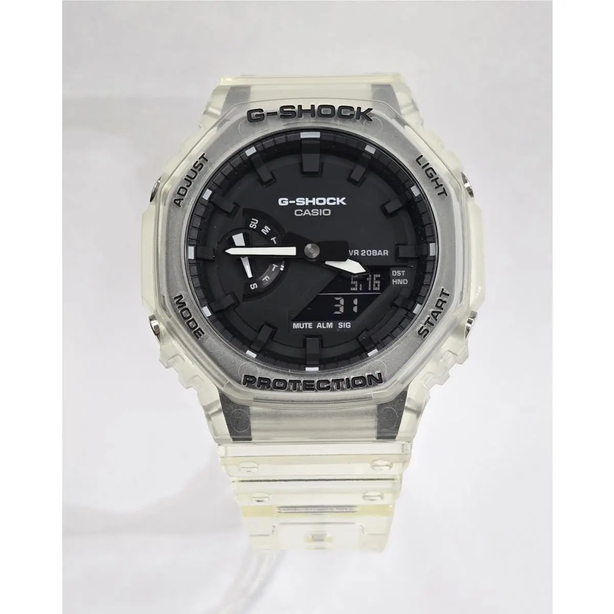 Casio G Shock Ana Watch GA2100SKE-7 GA2100 Clear White GA2100SKE