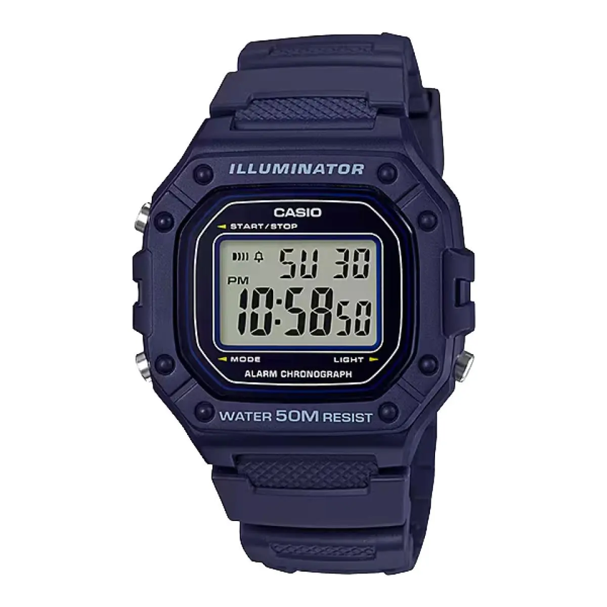 Casio W-218H-2A Watch - Functional and Trendy For Active Lifestyles