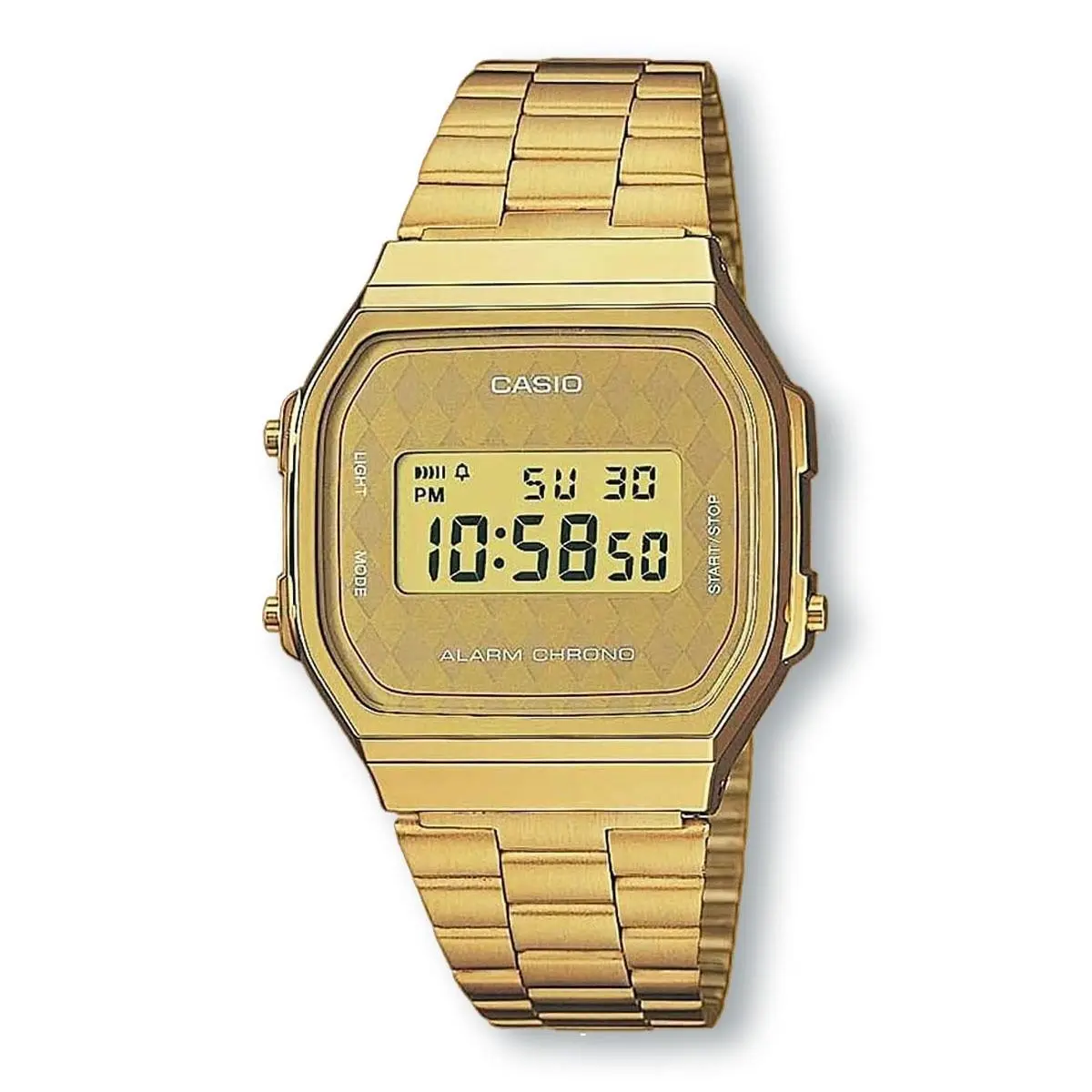 Casio Vintage A168WG-9B Unisex Illuminator Digital Watch Gold