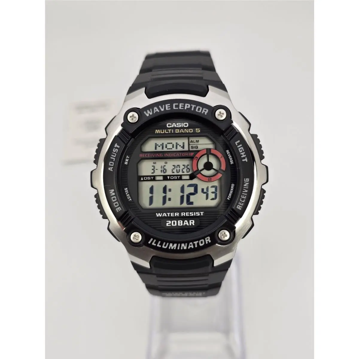 Casio Wave Cepter WV-200R-1AJF Multi Band 5 Men`s Watch Black
