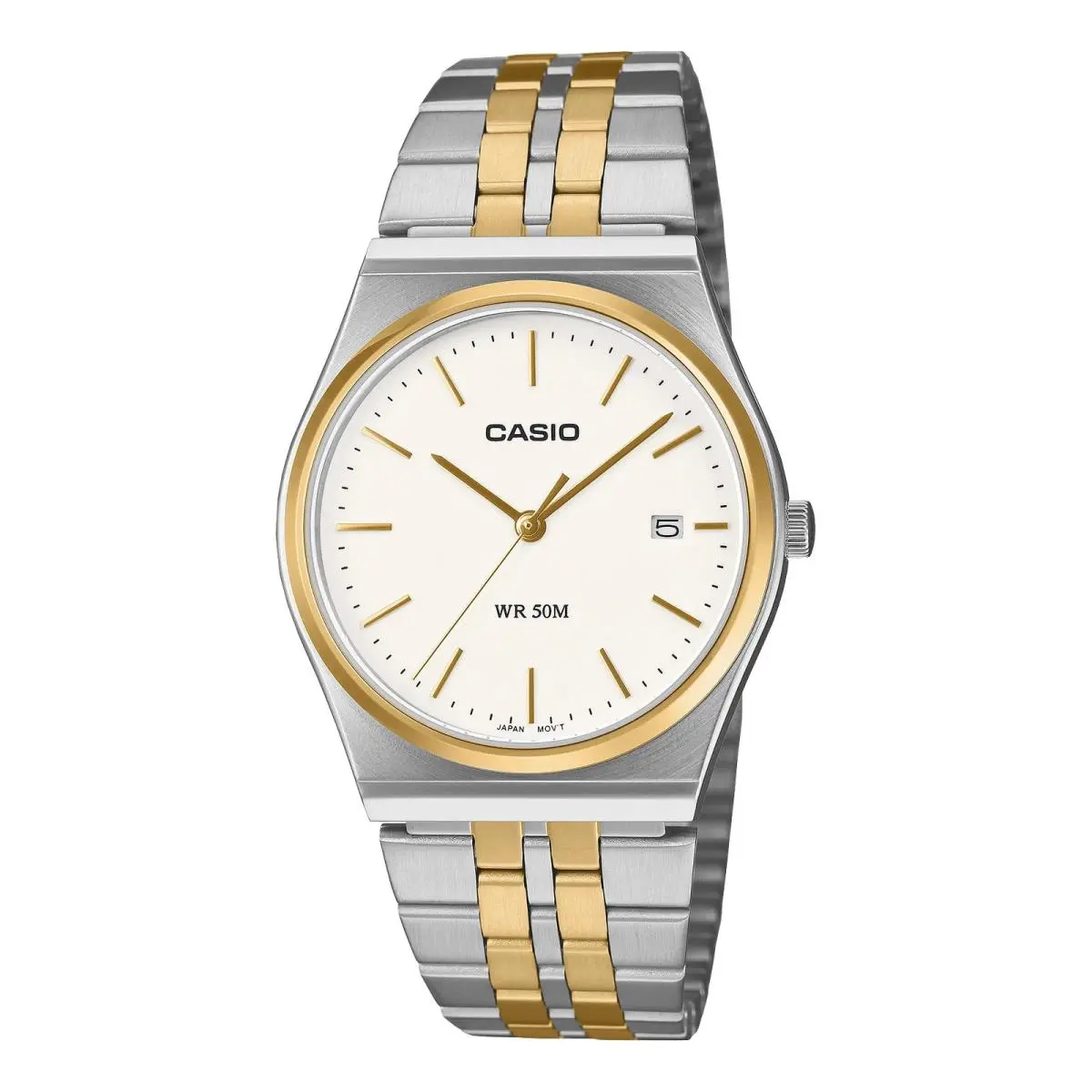 Casio MTP-B145SG-7A Two-tone Stainless Steel Men`s Watch –