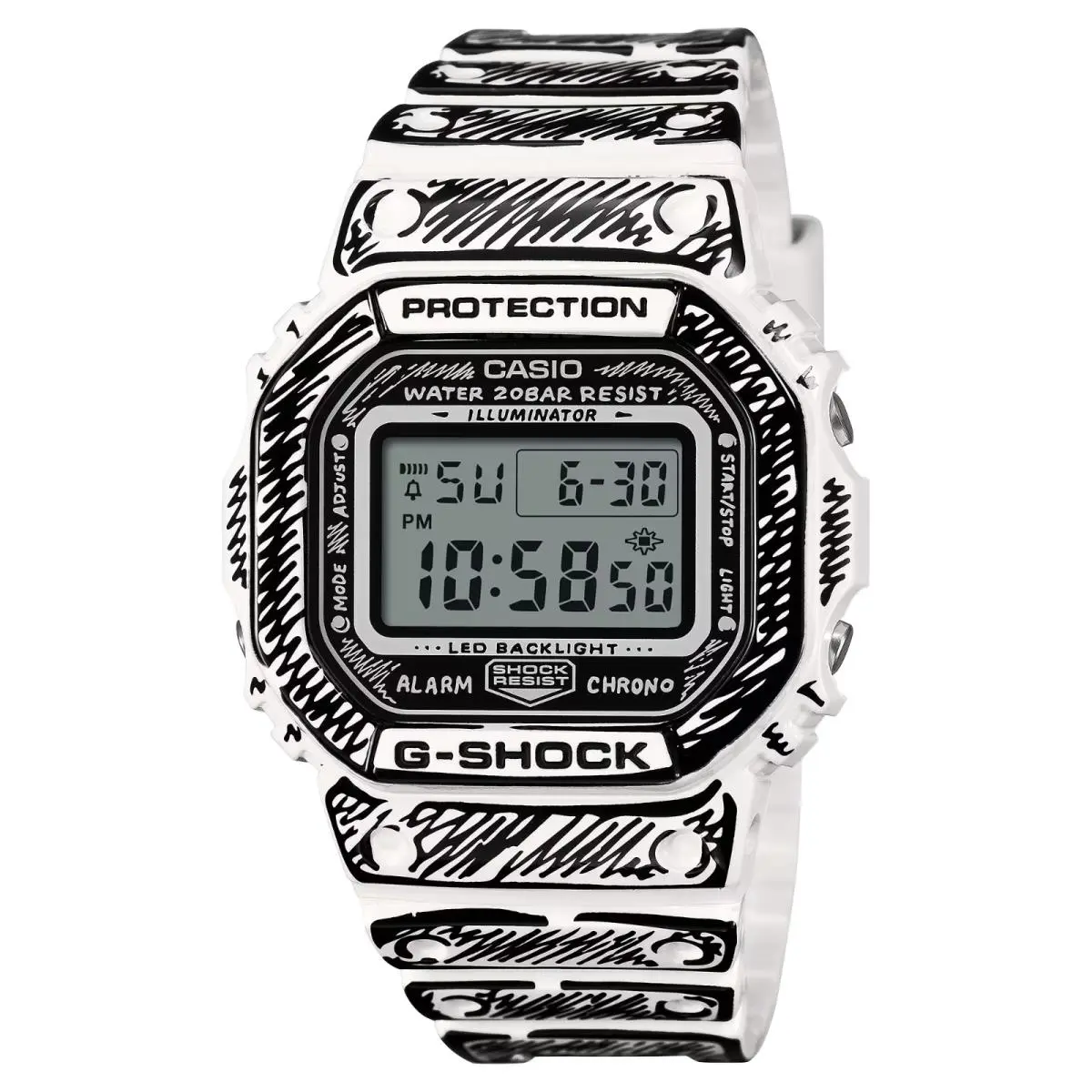 G Shock Joshua Vides Collaboration DW5600JV-7 In Box by Casio