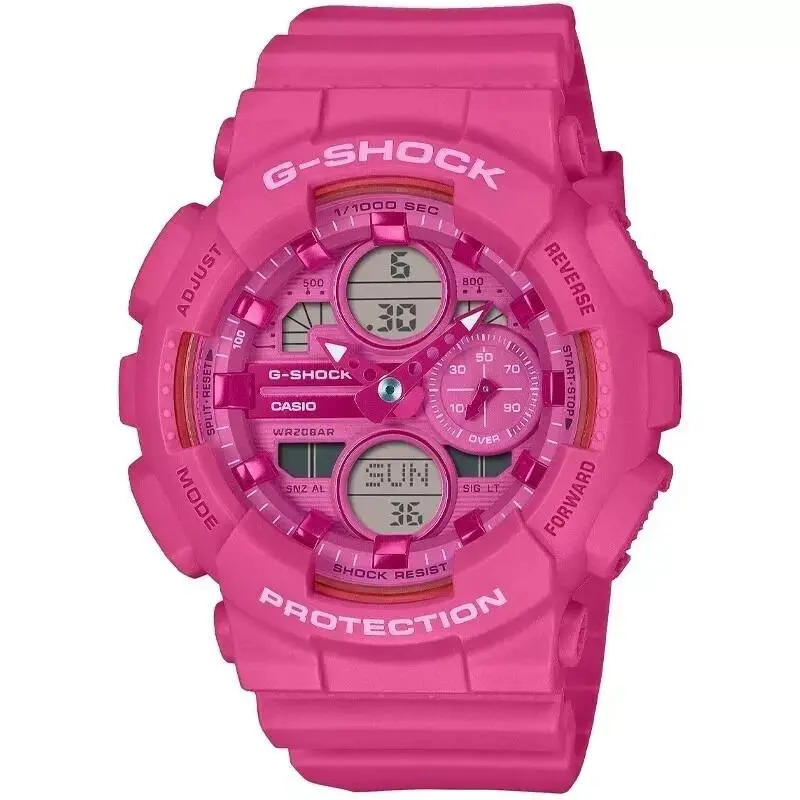 Casio G-shock GMAS140PP-4A Analog-digital Pink Resin Women`s Watch