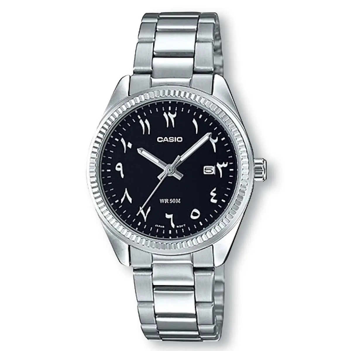Casio LTP1302D-1B3 Analog Arabic Numerals Black Dial Watch