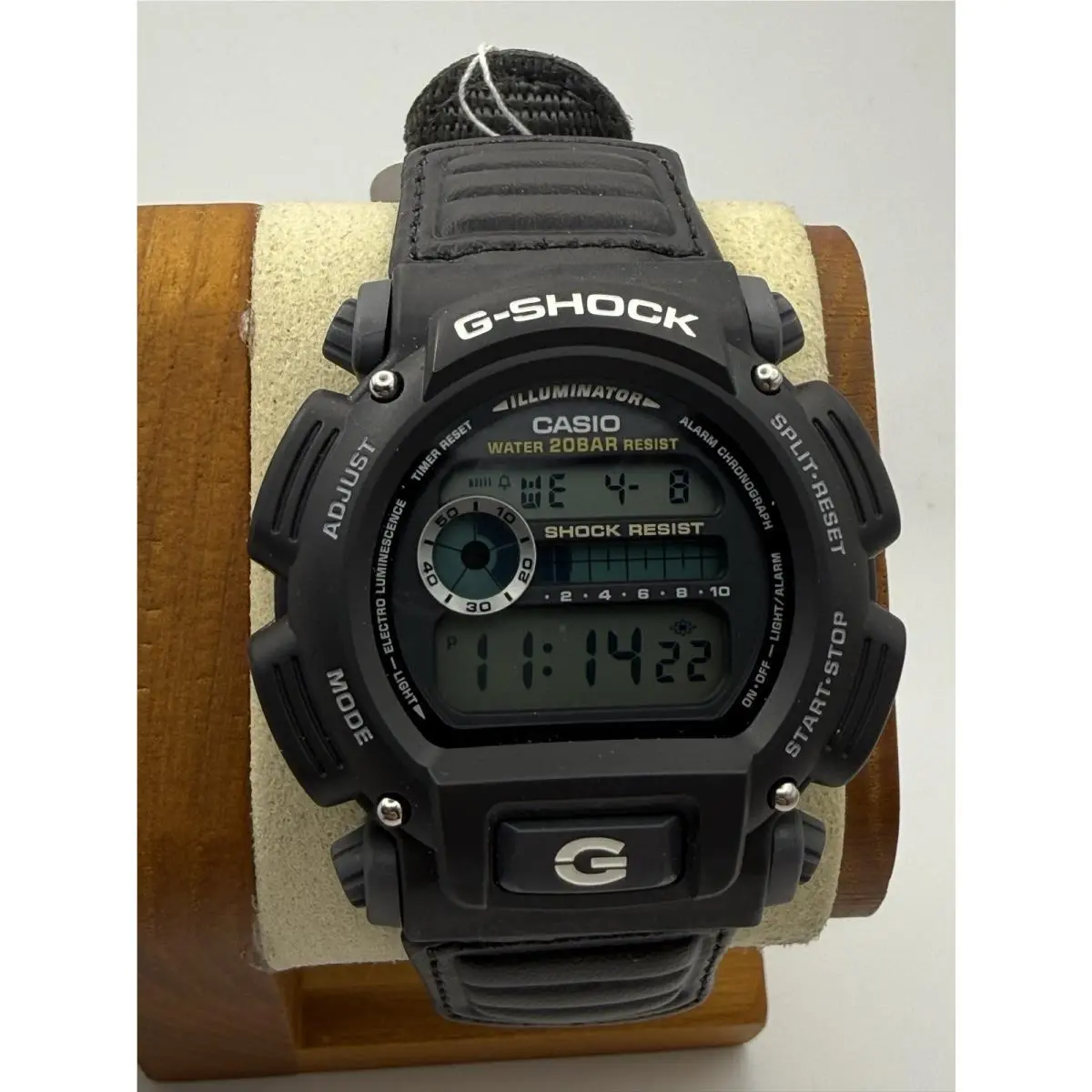 Casio G-shock DW-9052V Digital Men`s Watch - Black Canvas Nylon Strap - 3232